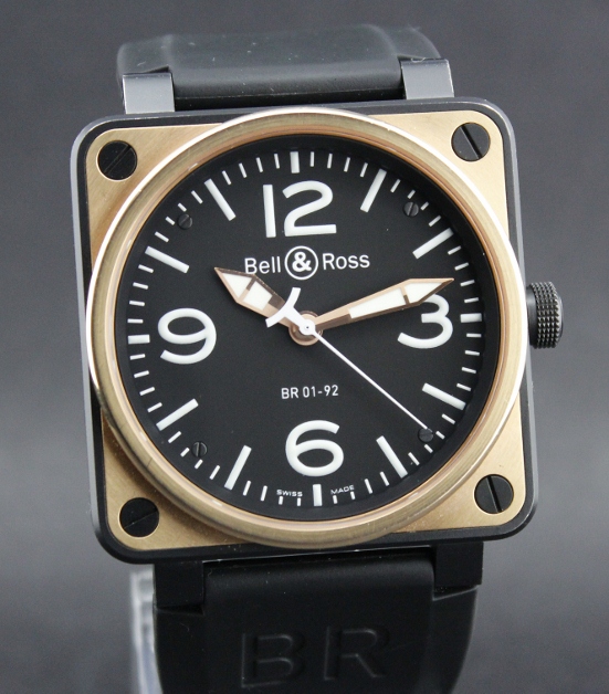 (image for) A Bell & Ross PINK GOLD BR01-92SR / Complete